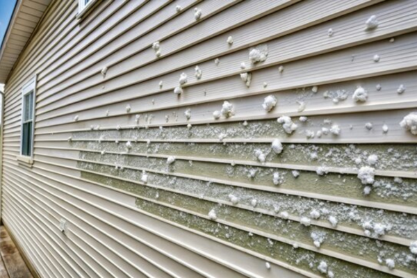 Rain damage to siding